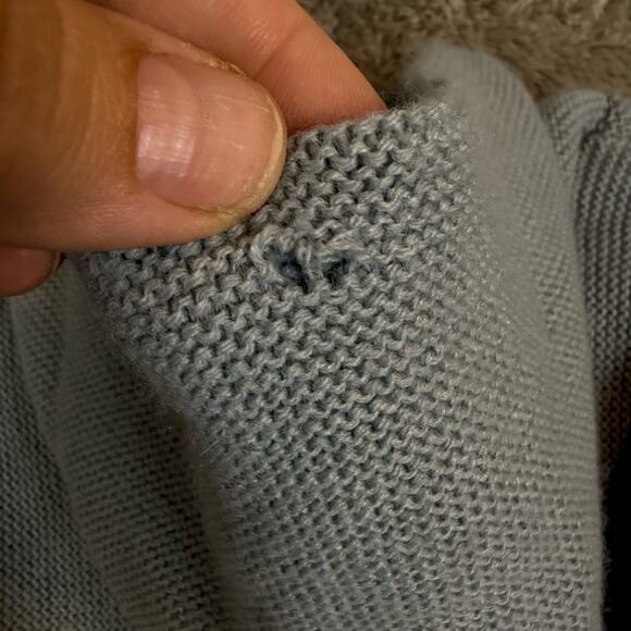 Mebi Baby Seed Stitch Knit Pram Suit Romper Hood One Piece Sweater 24 Months - Picture 7 of 12